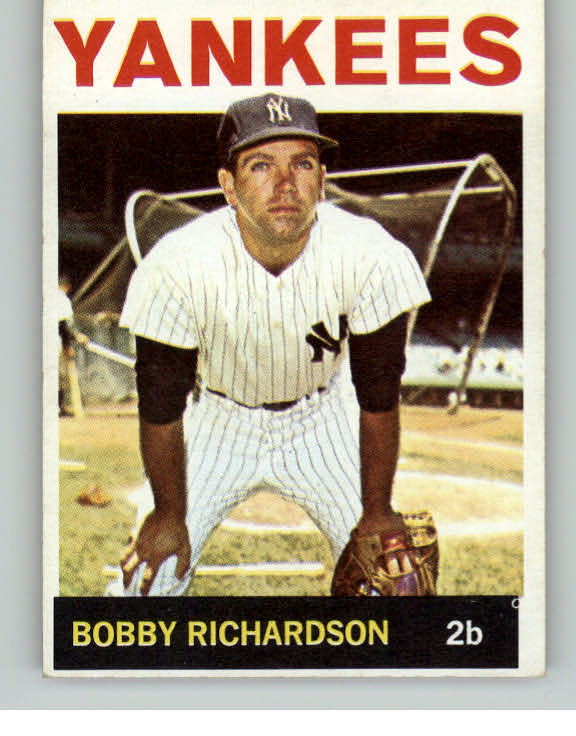 1964 Topps Baseball #190 Bobby Richardson Yankees EX+/EX-MT 410829