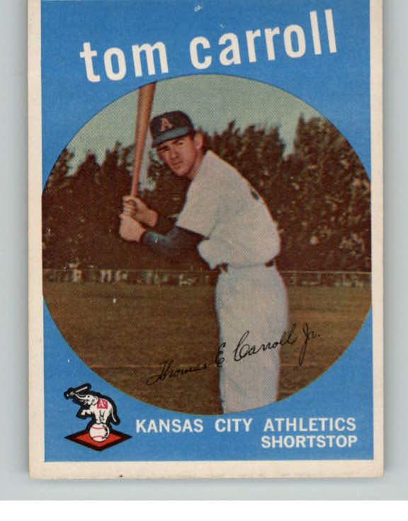1959 Topps Baseball #513 Tommy Carroll A's EX-MT 410837