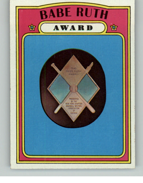 1972 Topps Baseball #626 Babe Ruth Award NR-MT 410850