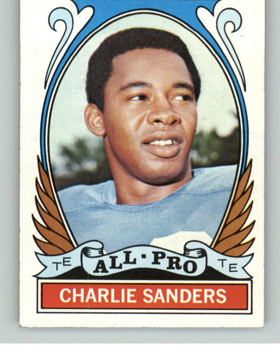 1972 Topps Football #264 Charlie Sanders A.P. Lions EX-MT 410853