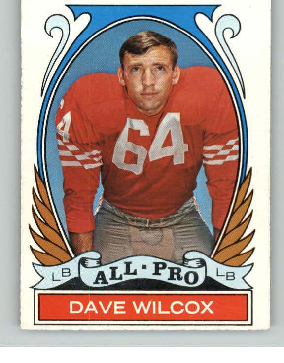 1972 Topps Football #282 Dave Wilcox A.P. 49ers EX-MT 410877