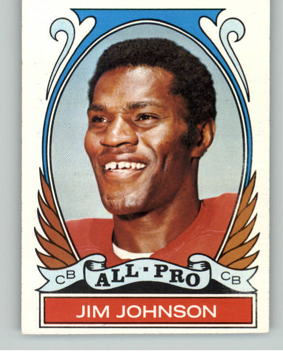 1972 Topps Football #284 Jim Johnson A.P. 49ers NR-MT 410879