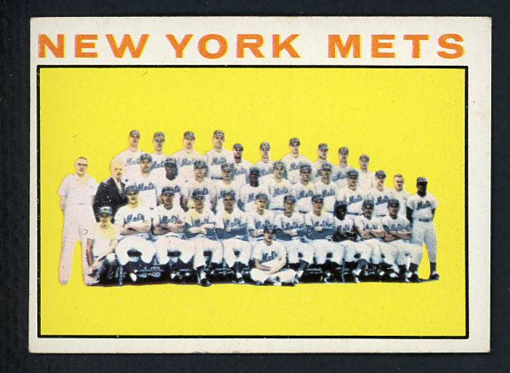 1964 Topps Baseball #027 New York Mets Team EX+ 410959