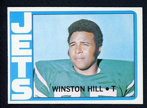 1972 Topps Football #295 Winston Hill Jets EX-MT 410965