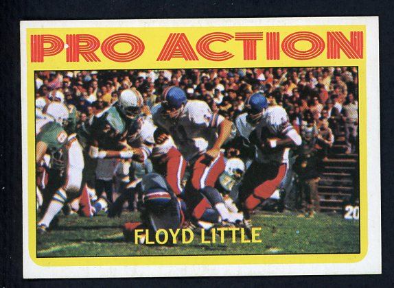 1972 Topps Football #339 Floyd Little IA Broncos NR-MT 410997