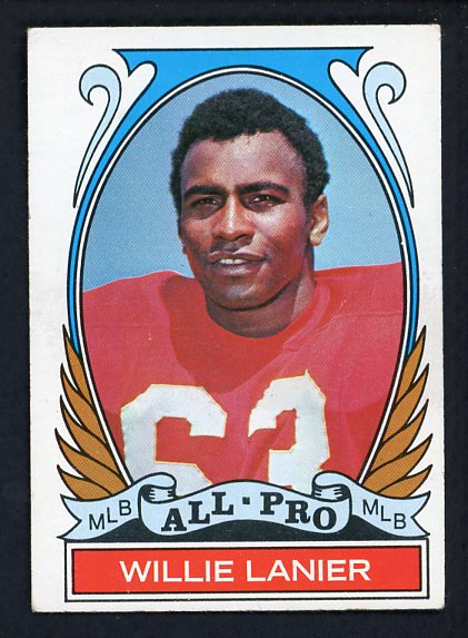 1972 Topps Football #283 Willie Lanier A.P. Chiefs EX-MT 411021