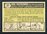1961 Topps Baseball #287 Carl Yastrzemski Red Sox EX-MT 411639