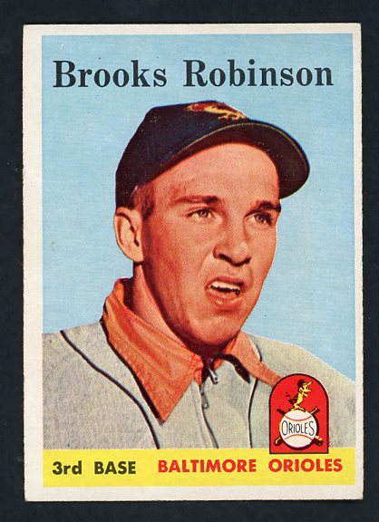 1958 Topps Baseball #307 Brooks Robinson Orioles EX-MT 411711