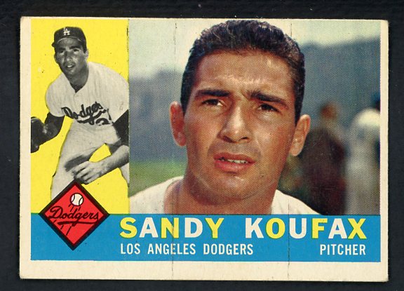 1960 Topps Baseball #343 Sandy Koufax Dodgers VG-EX 411937