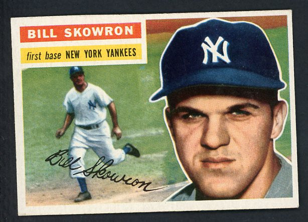 1956 Topps Baseball #061 Bill Skowron Yankees NR-MT White 412033