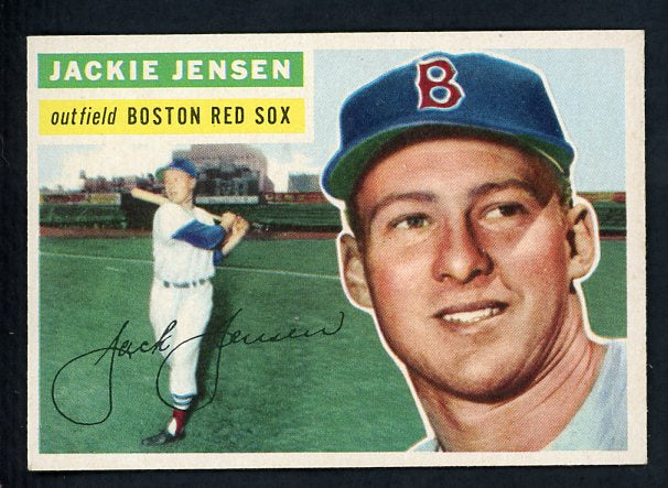 1956 Topps Baseball #115 Jackie Jensen Red Sox NR-MT Gray 412079