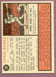 1962 Topps Baseball #025 Ernie Banks Cubs EX-MT oc 412249