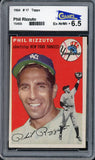 1954 Topps Baseball #017 Phil Rizzuto Yankees CHAMPS 6.5 EX-MT+ 412847