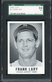 1960 Leaf Baseball #003 Frank Lary Tigers SGC 84 NM 412859