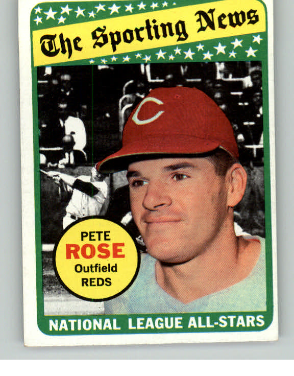 1969 Topps Baseball #424 Pete Rose A.S. Reds EX-MT 412991