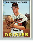 1967 Topps Baseball #475 Jim Palmer Orioles EX-MT 413092