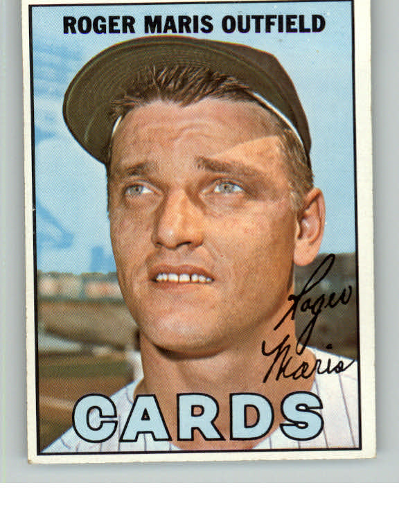 1967 Topps Baseball #045 Roger Maris Cardinals EX+/EX-MT 413105