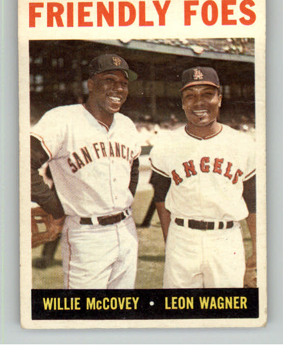 1964 Topps Baseball #041 Willie McCovey Leon Wagner VG-EX 413114