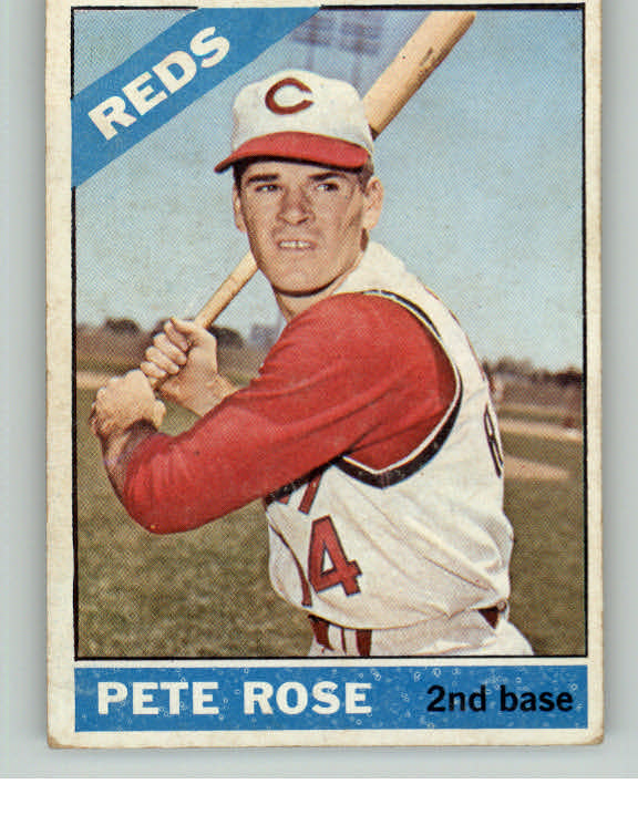 1966 Topps Baseball #030 Pete Rose Reds VG-EX 413202