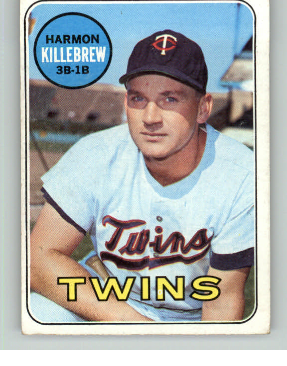 1969 Topps Baseball #375 Harmon Killebrew Twins EX 413206