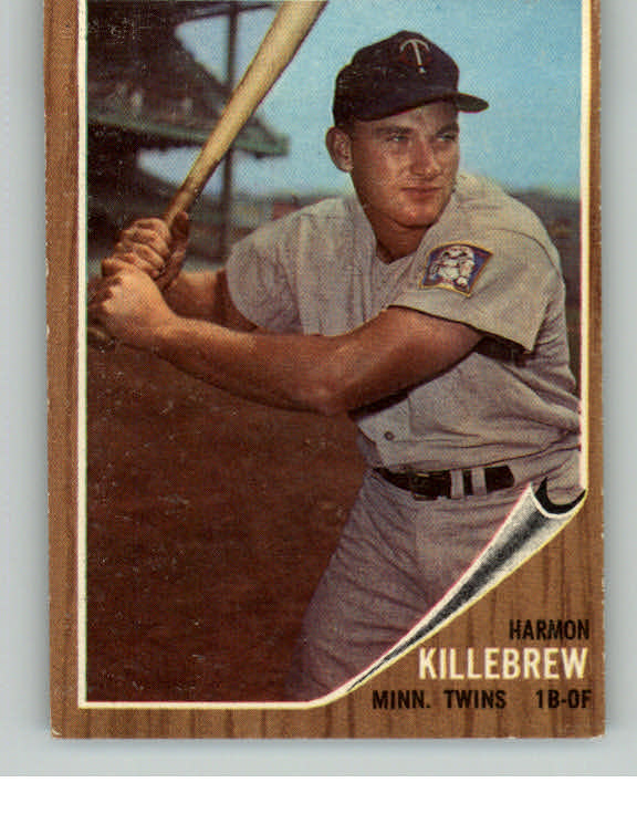 1962 Topps Baseball #070 Harmon Killebrew Twins EX-MT 413212