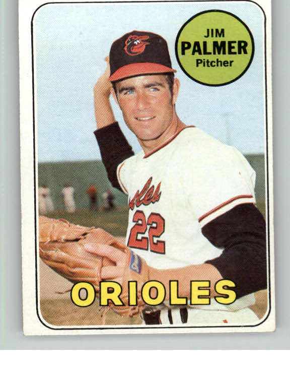 1969 Topps Baseball #573 Jim Palmer Orioles EX-MT 413223