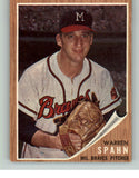 1962 Topps Baseball #100 Warren Spahn Braves NR-MT 413231