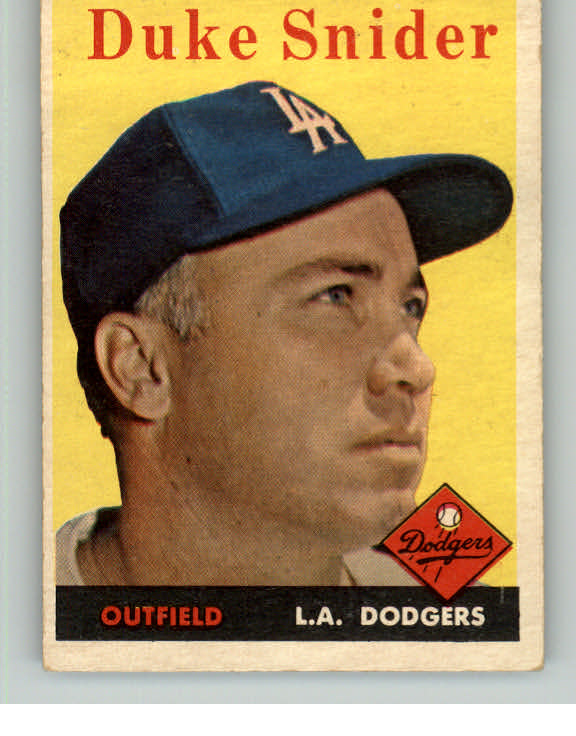 1958 Topps Baseball #088 Duke Snider Dodgers VG-EX 413280