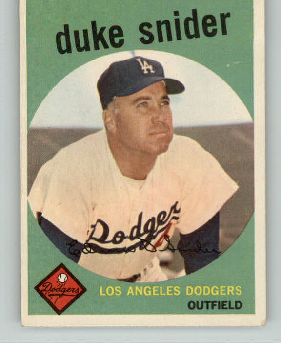 1959 Topps Baseball #020 Duke Snider Dodgers EX-MT 413324