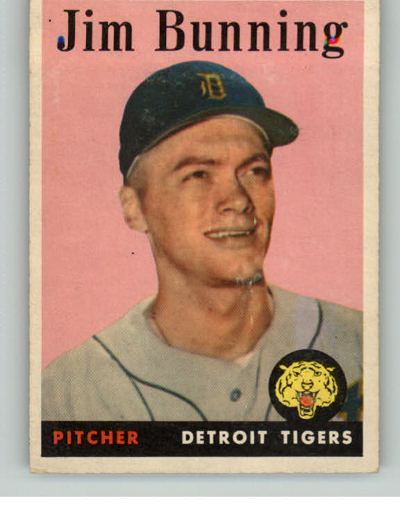 1958 Topps Baseball #115 Jim Bunning Tigers EX-MT 413332
