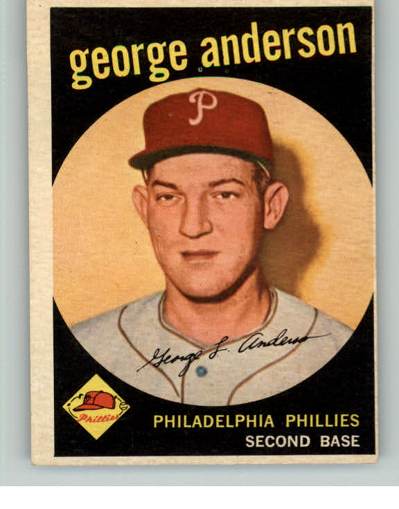1959 Topps Baseball #338 Sparky Anderson Phillies VG-EX 413353