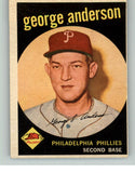 1959 Topps Baseball #338 Sparky Anderson Phillies VG-EX 413353