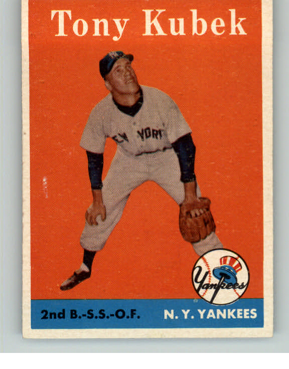 1958 Topps Baseball #393 Tony Kubek Yankees EX 413368