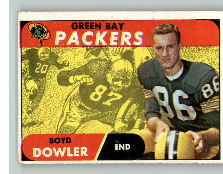 1968 Topps Baseball #105 Boyd Dowler Packers VG-EX 413384