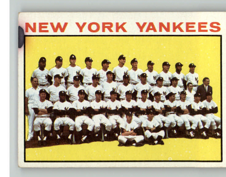 1964 Topps Baseball #433 New York Yankees Team Good 413390