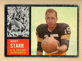 1962 Topps Football #063 Bart Starr Packers EX 413399