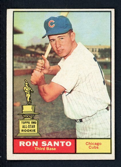 1961 Topps Baseball #035 Ron Santo Cubs EX-MT 413439