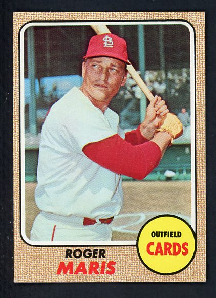 1968 Topps Baseball #330 Roger Maris Cardinals NR-MT 413481