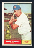 1961 Topps Baseball #035 Ron Santo Cubs EX-MT 413527