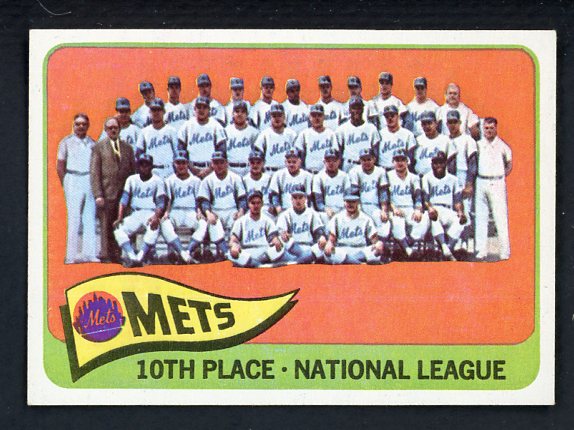 1965 Topps Baseball #551 New York Mets Team NR-MT 413619