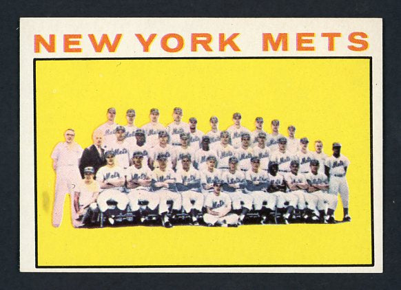 1964 Topps Baseball #027 New York Mets Team NR-MT 413623