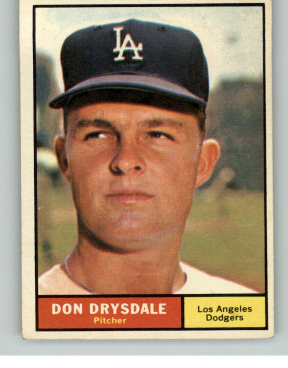 1961 Topps Baseball #260 Don Drysdale Dodgers EX+/EX-MT 413724
