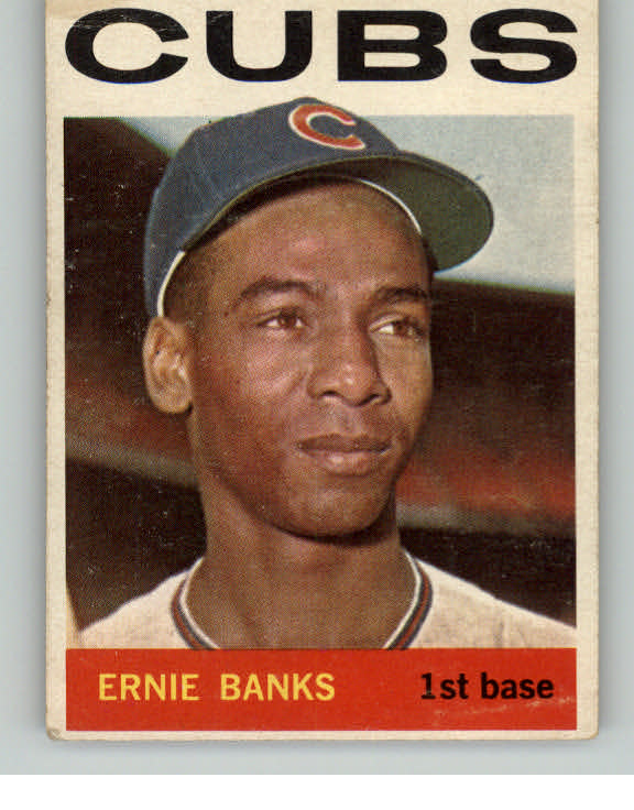 1964 Topps Baseball #055 Ernie Banks Cubs VG-EX 413734