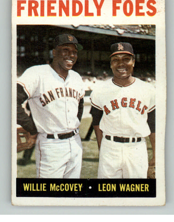 1964 Topps Baseball #041 Willie McCovey Leon Wagner VG-EX 413748