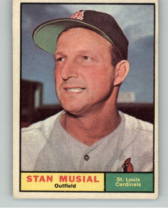 1961 Topps Baseball #290 Stan Musial Cardinals EX+/EX-MT 413791