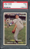 1957 Topps Baseball #247 Turk Lown Cubs PSA 5 EX 413994