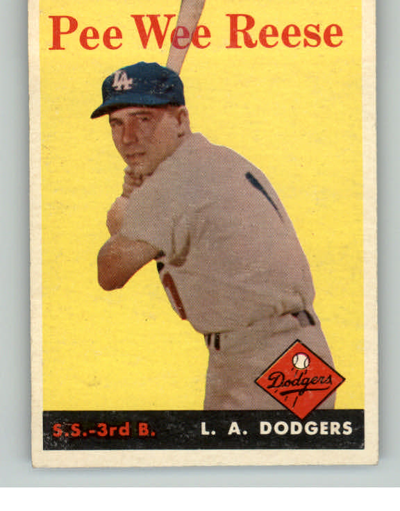 1958 Topps Baseball #375 Pee Wee Reese Dodgers EX-MT 414257