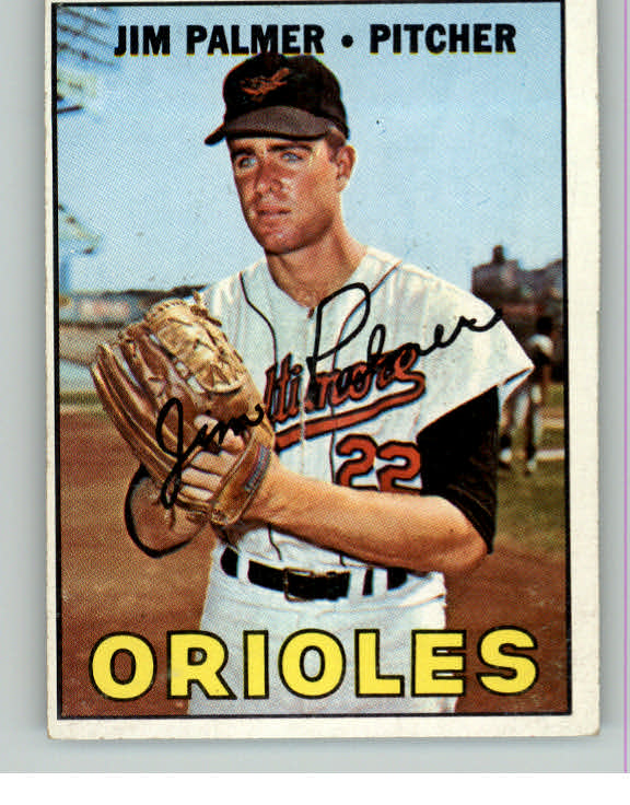 1967 Topps Baseball #475 Jim Palmer Orioles EX 414287