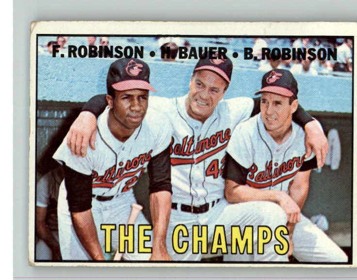 1967 Topps Baseball #001 Brooks Robinson Frank Robinson VG-EX 414354