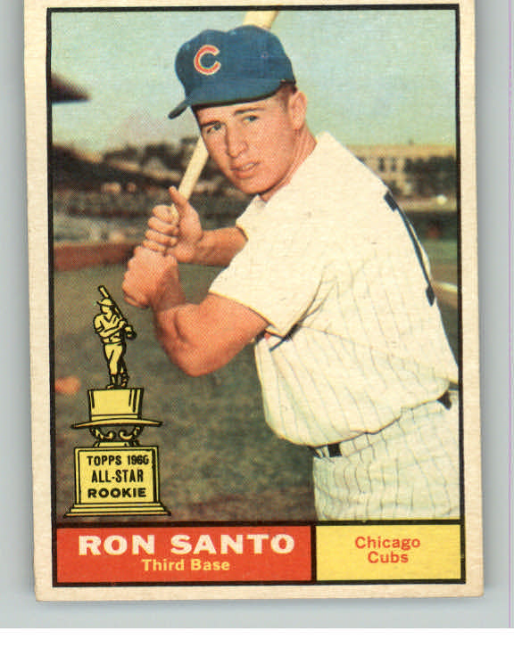 1961 Topps Baseball #035 Ron Santo Cubs EX+/EX-MT 414357
